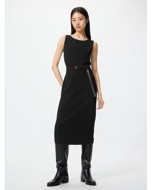 Uniqlo Washable Ribbed Knit Dress (Sleeveless) - Black