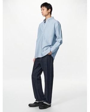 Uniqlo Selvedge Straight Jeans - Blue