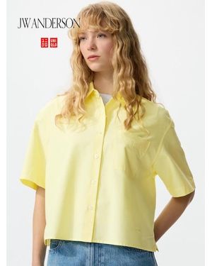 Uniqlo Oxford Boxy Shirt - Yellow