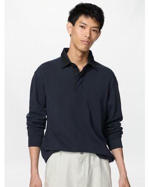 Uniqlo Rugger Shirt - Blue