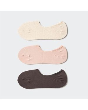 Uniqlo Calcetines Invisibles (3 Pares) - Blanco