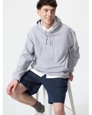 Uniqlo Easy Stretch Shorts (Seersucker) - Grey