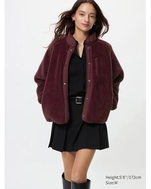 Uniqlo Chaqueta Polar - Rojo