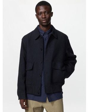 Uniqlo Short Blouson - Blue