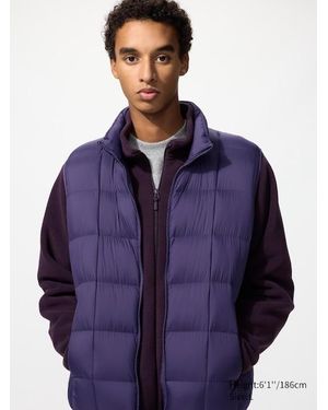 Uniqlo Puffertech Vest - Purple