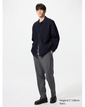 Uniqlo Pantalón Smart Tobillero (Largo) - Gris