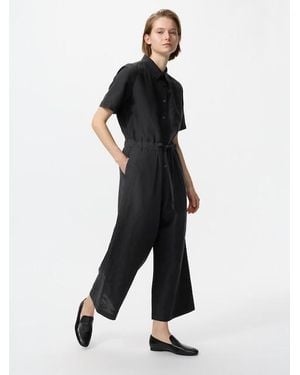 Uniqlo Tuta Misto Lino - Bianco