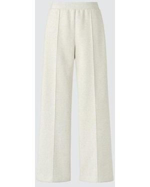 Uniqlo Sweat Straight Trousers (Shorter) - White