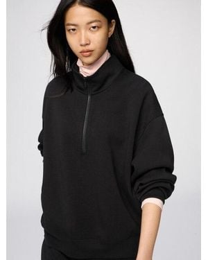 Uniqlo Pullover (Reißverschluss) - Schwarz