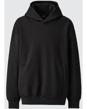 Uniqlo Sweat Oversized Pullover Hoodie - Black