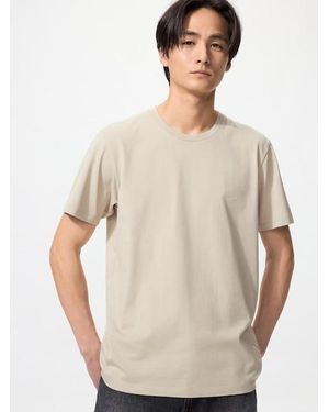 Uniqlo 100% Supima Cotton T-Shirt - Natural