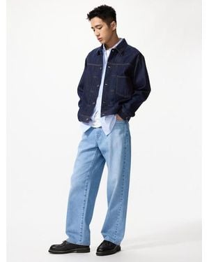 Uniqlo Baggy Jeans (Longer) - Blue
