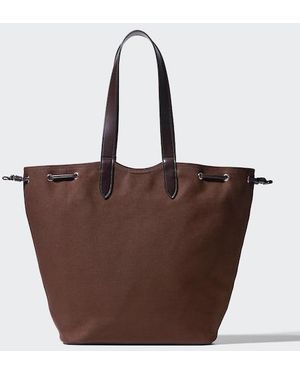 Uniqlo Canvas Tote Bag - Brown