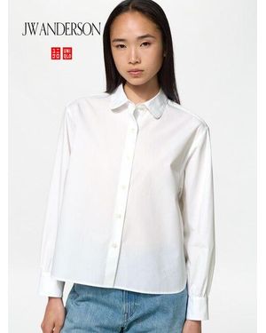 Uniqlo Cotton Volume Sleeve Shirt - White