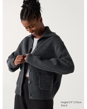 Uniqlo Giacca Filato Soffice - Nero