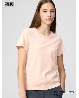 Uniqlo Camiseta 100% Algodón Supima - Neutro