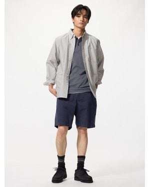 Uniqlo Pantalón Corto Chino - Azul