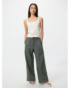 Uniqlo Linen Blend Easy Trousers - Green