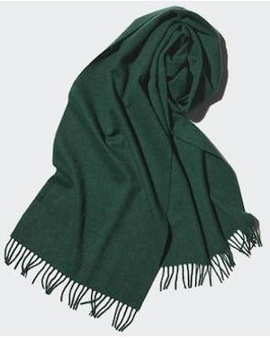 Uniqlo 100% Cashmere Scarf - Green