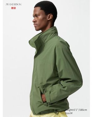 Uniqlo Windproof Stand Blouson - Green