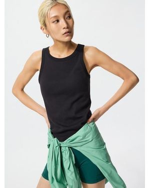 Uniqlo Ribbed Bra Top - Green