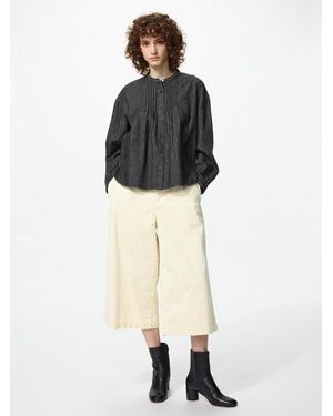 Uniqlo Pantalón Culotte Pana - Neutro