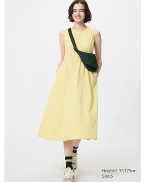 Uniqlo Ultra Stretch Airism Dress (Sleeveless) - Metallic