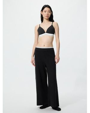 Uniqlo Washable Knit Trousers (Smooth) - White