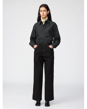 Uniqlo Vaquero Recto Ancho - Negro
