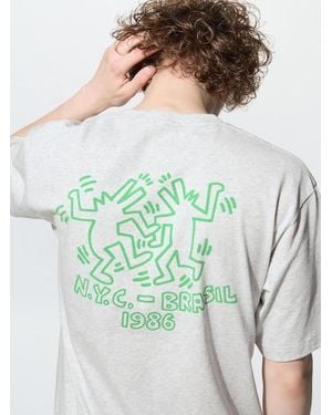 Uniqlo Ny Pop Art Ut Graphic T-Shirt (Keith Haring) - Green