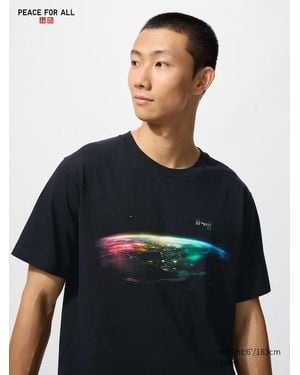 Uniqlo Peace For All Camiseta (Artemis) - Azul