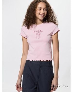 Uniqlo Disney/Pixar Mini Ut Graphic T-Shirt - Pink