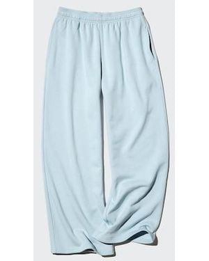 Uniqlo Sweat Wide Trousers (Longer) - Blue
