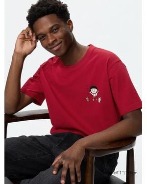 Uniqlo Manga 100Th Ut Graphic T-Shirt (Chibi Maruko-Chan) - Red