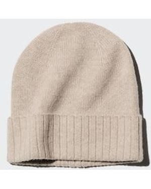 Uniqlo Cashmere Beanie - Natural