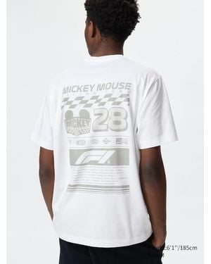 Uniqlo Disney X Formula 1 Ut Graphic T-Shirt - White