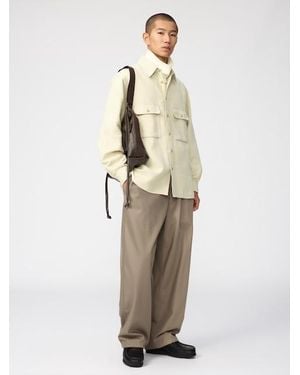 Uniqlo Easy Wide Trousers - Natural