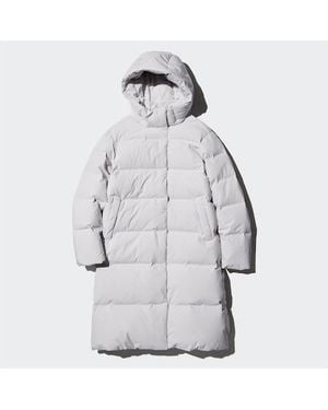 Uniqlo Seamless Down Long Coat - Grey