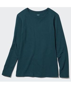 Uniqlo Maglia Termica Heattech Extra Caldo Cotone - Verde