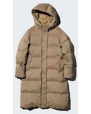 Uniqlo Seamless Down Long Coat - Natural