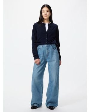 Uniqlo Jeans Ampi - Blu