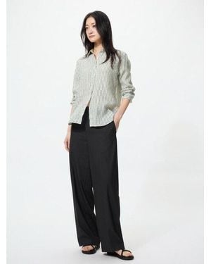 Uniqlo Smart Wide Trousers (Longer) - Black
