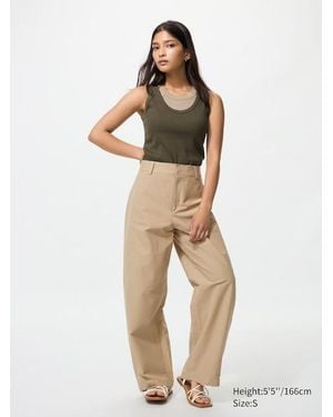 Uniqlo Pantalón Barrel Leg - Neutro
