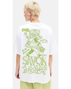 Damson Madder Savon Graphic T-shirt - Green
