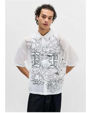 Ed Hardy Uo Exclusive White Gothic Shirt