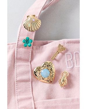 Urban Outfitters Saltwater Treasure Mix & Match Brooch Set - Pink