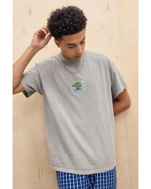 Urban Outfitters Uo Dark Grey Bonsai Tree T-shirt