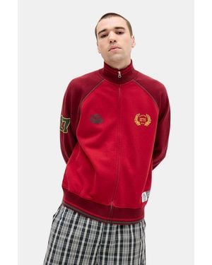 iets frans... Red Panel Track Top