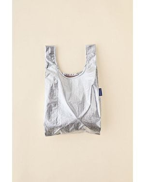 BAGGU Metallic Baby Reusable Tote Bag - Natural