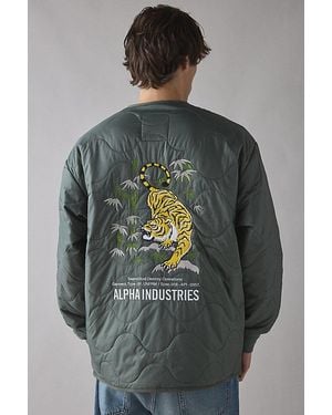 Alpha Industries Unfrm Quilted Jacket - Grey